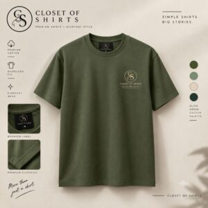 Everyday Essential Olive Cotton T-Shirt